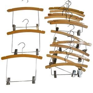 Children's Shirt and Pant Wooden Hangers 12” Matilda Jane Clothing 15 Total